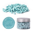 200pcs Octagon Sealing Wax Blue Wax Beads for Envelope Invitation DIY (B)