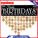 Creative Family Decorative Listing Wooden Calendar Birthday Reminder Boards