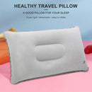 Portable Travel Sleep Pillow Inflatable Outdoor Camping Tent Pillows (Gray)
