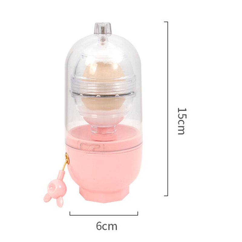 Manual Egg Shaker Egg Scrambler Puller White Yolk Mixer Blender (Pink)