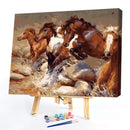 Painting By Numbers DIY Animal Hand Painted Picture Craft Home Wall Decor Kit