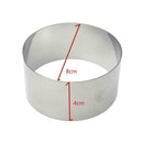 Round Mousse Mould Cake Steel Ring Pastry Mold Baking Tool TOP O0G1