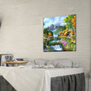 5D DIY Full Drill Diamond Painting House Rhinestone Mosaic Craft (B2243) Newly