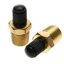 2pcs 1/4in Brass Tire Tyre Air Compressor Tank Fill Valves for Dunlop Valve
