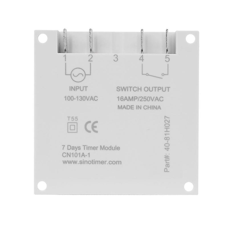 5X CN101A Digital Timer 7 Day Programmable Time Switch Controller Relay 12V