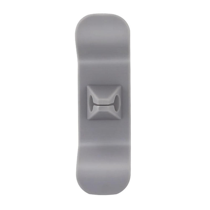 Kitchen Storage Attachment Cable Holder Clip Cord Wrapper Organizer (Grey)