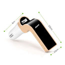 G7 Car Bluetooth FM Transmitter for Car FM Radio Adapter Hands Free MP3 Player