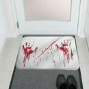 Halloween Anti-slip Bloody Mat Blood Bath Mat Horrible Floor Mat N ew?~