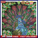 5D Diamond Painting Peacock Partial Special Shape Rhinestone DIY Art Crafts K