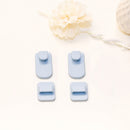 4pcs/set TV Remote Control Sticky Hooks Adhesive Hanger for TV Air Conditioner