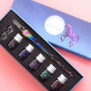 Glass Fountain Pen Water Crystal Fountain Pen Boxed Stationery Set Ink Pen G9J5