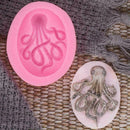 Octopus Silicone Mould Fondant Cake Cupcake Decor Mold N2R5 4.6*3.8*1cm Y9M5
