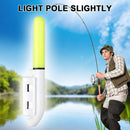 #A Night Fishing Rod Tip Alert Lamp LED Induction Fishing Fish Bite Alarms Light