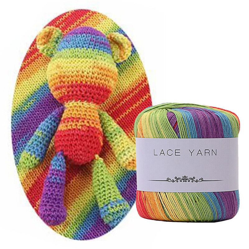 40g 10 Beach Worsted Section-Dyed DIY Crochet Thread Hand Knitting Sweater Yarn