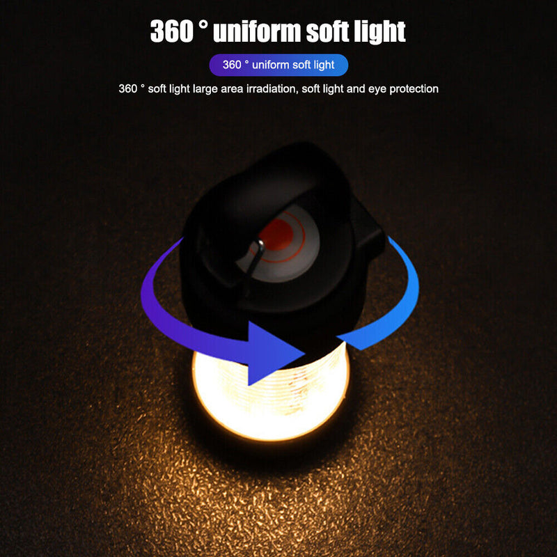 Camp Mood Lighting Adjustable Outdoor Lighting Mini Bright Night Lamp for Hiking