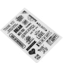 Thank You Silicone Transparent Stamp DIY Scrapbooking Decor Clear Stamp