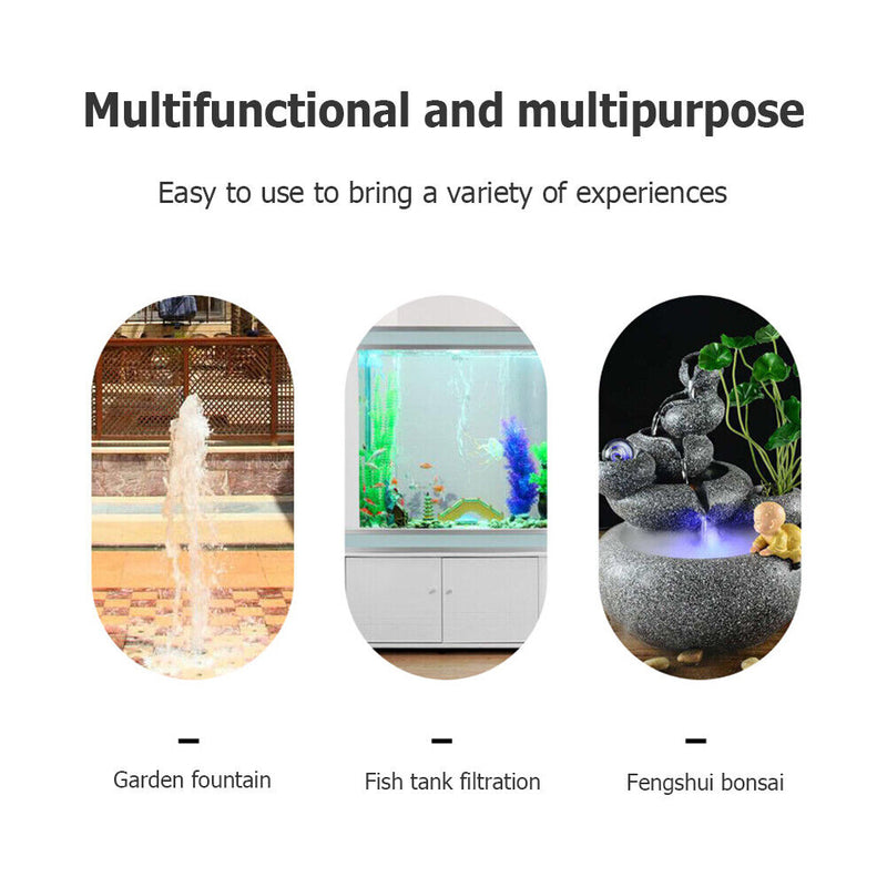 10L 460L/H 10W Temperature Control Submersible Aquarium Circulating Water Pump