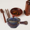 Portable Chinese Gongfu Kung Fu Tea Set Rotating Ceramic Teapot Teaware (G)