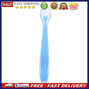 Baby Spoon Soft Silicone Feeding Spoon Learn to Eat Small Spoon(Blue)