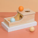 Wooden Ball Drawer Montessori Object Target Box Parent-child Sorting for Toddler