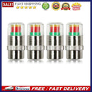 4x Car Tire Pressure Gauge Cap Monitoring Automotive Alert Detection Valve Caps