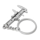 Mini Vernier Caliper Pendant Keyring Slider Slides Useful Tool Key Chain Z0Q5
