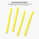 4x Silicone Pants Tube Protective Cover Outdoor Camping Picnic Stove Pipe Sleeve