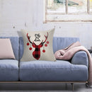 Christmas Pillow Covers 18x18inch Winter Holiday Decorations Throw Cushion Case