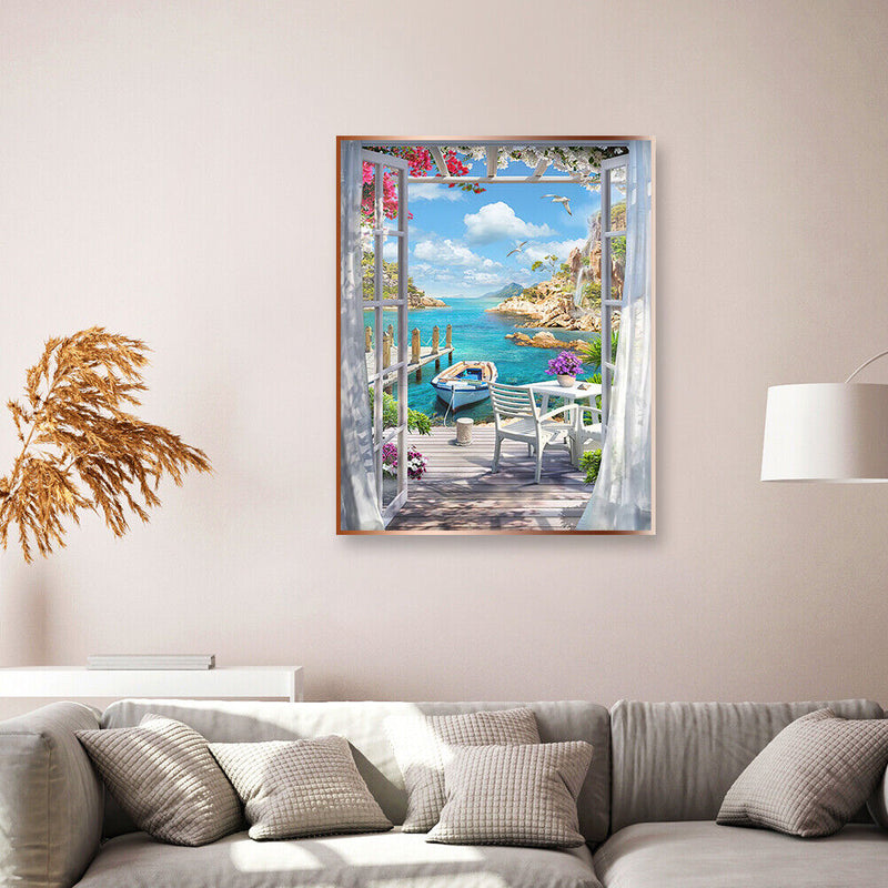 5D-Diamond Rhinestone Painting, Square, Home Decor