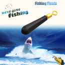 100pcs Fishing Floats Copper Rubber Bobber Fishing Float Rotation Buoy (M) Newly