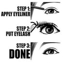 Magnetic False Eyelashes Waterproof Eyeliner Gel Free Liquid Eyeliner F4V1