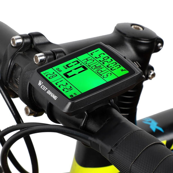 Wireless Stopwatch Bicycle Computer Cycling Odometer Bike Speedometer