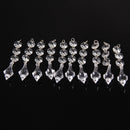 10pcs Acrylic Crystal Beads Garland Chandelier Hangs Wedding Birthday Party Dek