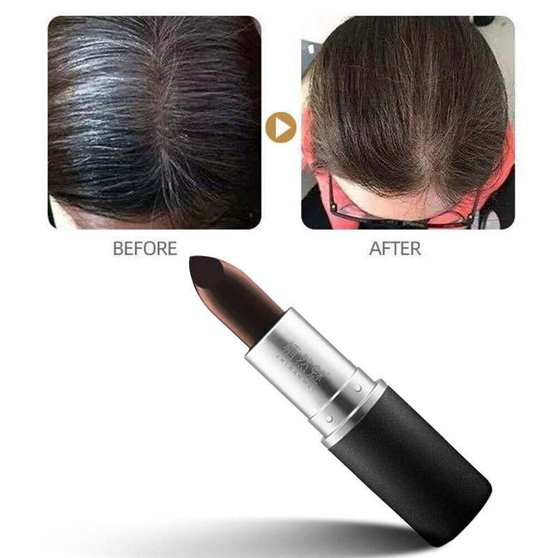 Disposable Temporary Hair Dye Pen Color Stick Lipstick Cover Hair (Brown) UK