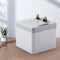 Household Electric Toothpick Storage Box Automatic Dispenser (Gray White)