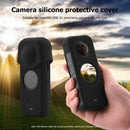 Silicone Case Shell for Insta360 One X2 Camera Lens Protector (Black) Newly