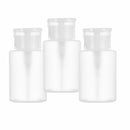 Dispenser Nail Polish Storage liquid container Push Down Pump Empty Bottle