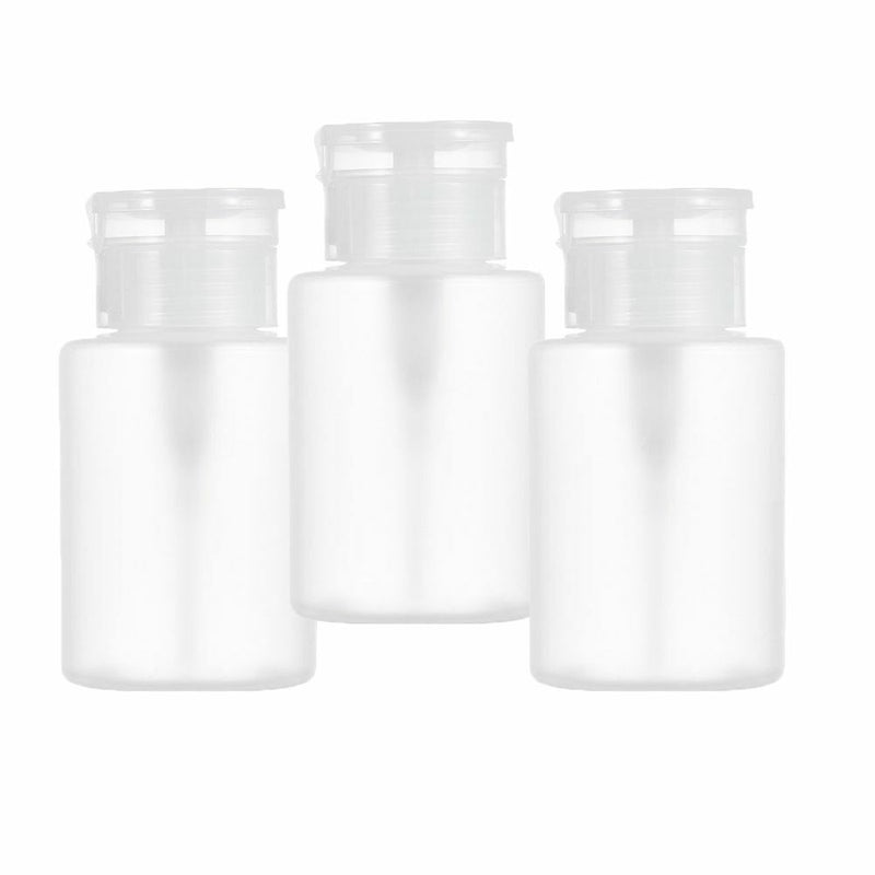 Dispenser Nail Polish Storage liquid container Push Down Pump Empty Bottle