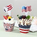 Accessory Stand Flag 4th of July Cake Decoration Independence Day Cake Topper