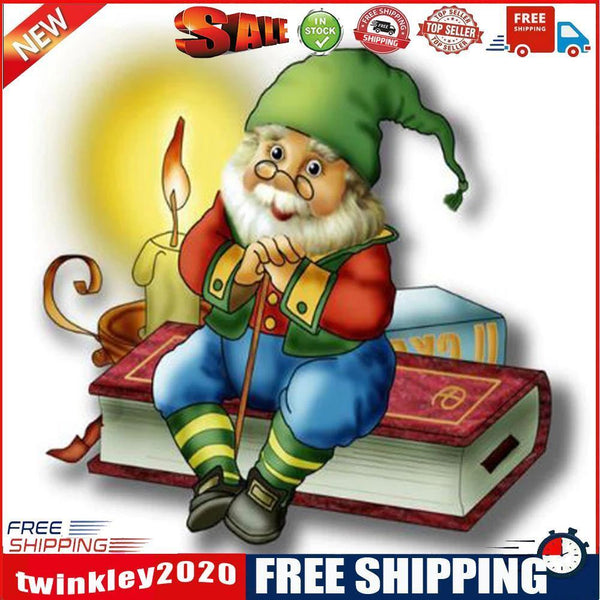 Full Round Drill Mosaic Poster 5D DIY Cartoon Old Man Wall Diamond Painting
