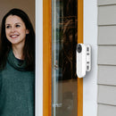Smart Video Doorbell Bracket Wall Mounted ABS Doorbell Accessories (White) Newly