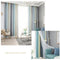 Gradient Hollow Star Curtain Bedroom Full Blackout Window Drapes (Beige)