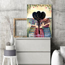 DIY Full Round Drill Diamond Painting Three Girls Picture Rhinestone Mosaic Kit