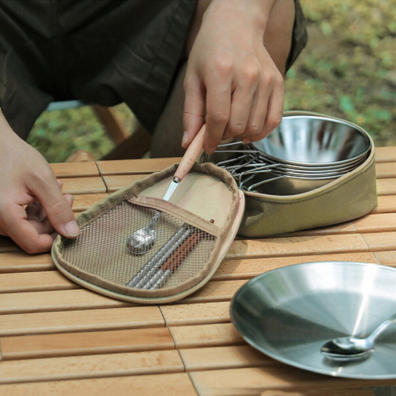 Outdoor Sierra Bowl Storage Bag Oxford Waterproof Tableware Cups Carrying C