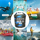 Waterproof Swimming Bag Camouflage Outdoor Camping Dry Sack (2L Light Blue)