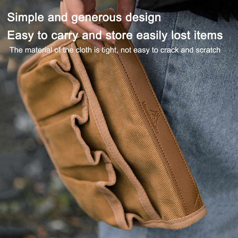 Mounthiker Armrest Hanging Bag Portable Wheelchair Bag Canvas for Hiking Fi