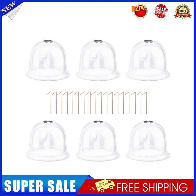 #A 6pcs Greenhouse Garden Plant Bell Cover Frost Guard Anti Freeze Protection Do