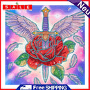 Diamond Painting Rose Partial Special Drill Picture of Rhinestone DIY Drawing