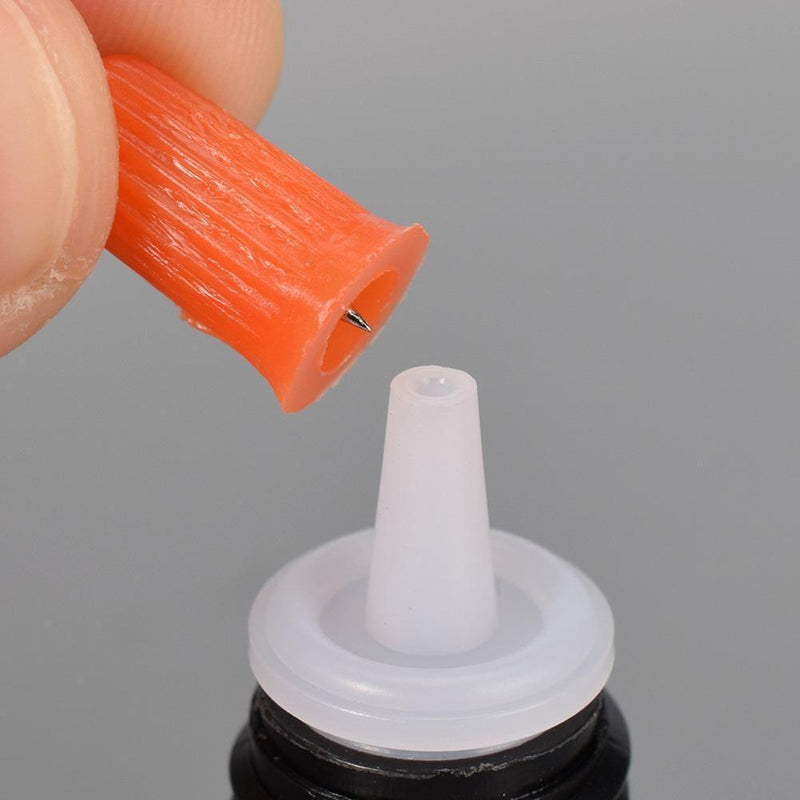 10pcs Eyelash Glue Bottle Plug Blocking Needle Beauty Salon Use for Eyelash