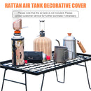 450g Gas Cylinder Cover Outdoor Camping Rattan Gas Tank Protector (Beige) Newly